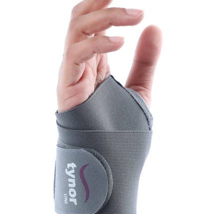 TYNOR Ankle Binder, Grey, Large, 1 Unit Wrist Brace with Thumb for wrist support, Grey, Universal Size, Non toxic,1 Unit 