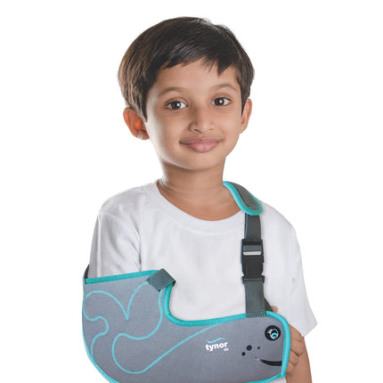 TYNOR Pouch Arm Sling Tropical, Grey, Child, 1 Unit 