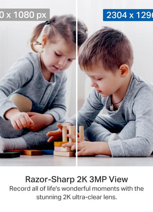 Tapo 2K 3MP Pan/Tilt Indoor Wireless Security Camera for Baby Monitor,Pet Camera|Motion Detection & Tracking|2-Way Audio|Cloud & SD Card Storage|Works w/Alexa & Google Home|Black C211 