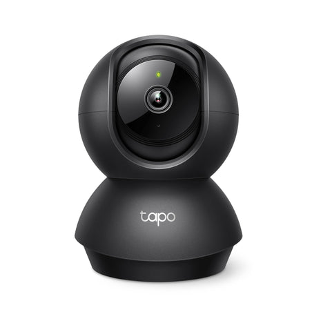 Tapo C201 360° 2MP 1080p Full HD Pan/Tilt Home Security Wi-Fi Smart Camera| Alexa Enabled| 2-Way Audio| Night Vision| Motion Detection| Sound and Light Alarm| Indoor CCTV Black 