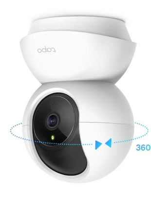 Tapo C210 360° 3MP Full HD 2304 X 1296P Video Pan/Tilt Smart Wi-Fi Security Camera | Alexa Enabled | 2-Way Audio| Night Vision| Motion Detection | Indoor CCTV White 