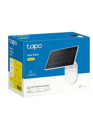 Tapo Solar Panel, Flexibly Installed and Angle Adjustment, High-Efficiency 45min Solar Charging for Full Day Usage, IP65 Weatherproof, Works with All Battery-Powered Cameras (Tapo A201) 