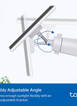 Tapo Solar Panel, Flexibly Installed and Angle Adjustment, High-Efficiency 45min Solar Charging for Full Day Usage, IP65 Weatherproof, Works with All Battery-Powered Cameras (Tapo A201) 