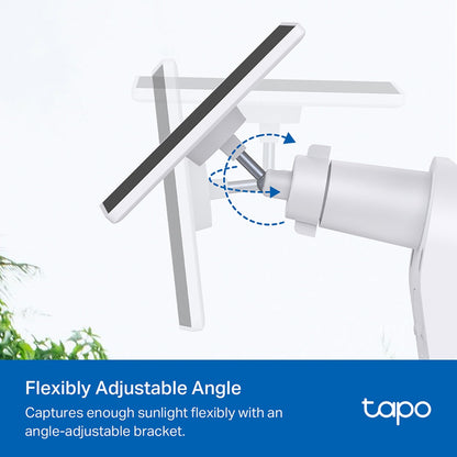 Tapo Solar Panel, Flexibly Installed and Angle Adjustment, High-Efficiency 45min Solar Charging for Full Day Usage, IP65 Weatherproof, Works with All Battery-Powered Cameras (Tapo A201) 