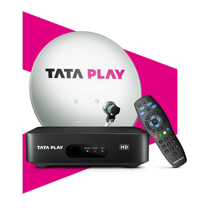Tata Sky HD Connection with 1 Month Basic Pack & Free Installation… 
