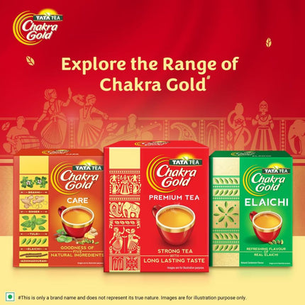 Tata Tea Chakra Gold Dust Tea | Strong Tea with Long Lasting Taste | Black Tea | 1kg 