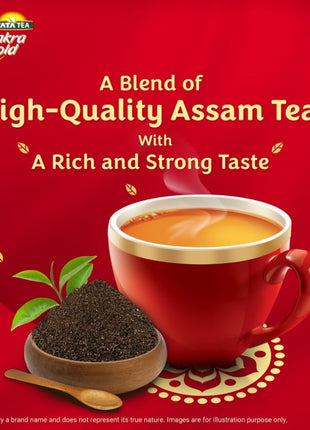 Tata Tea Chakra Gold Dust Tea | Strong Tea with Long Lasting Taste | Black Tea | 1kg 