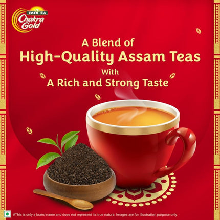 Tata Tea Chakra Gold Dust Tea | Strong Tea with Long Lasting Taste | Black Tea | 1kg 