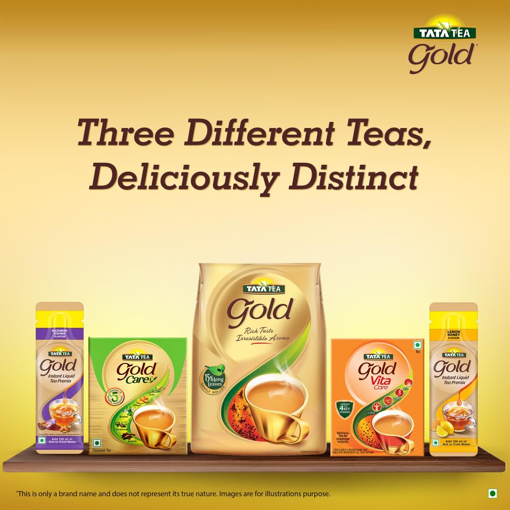 Tata Tea Gold | Assam teas with Gently Rolled Aromatic Long Leaves | Rich & Aromatic Chai | Black Tea | 500gram|Loose Leaves 