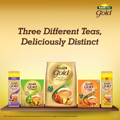 Tata Tea Gold | Assam teas with Gently Rolled Aromatic Long Leaves | Rich & Aromatic Chai | Black Tea | 500gram|Loose Leaves 