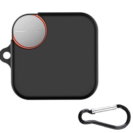 Techmount New Launch Soft Silicone Front & Back Full Protection Case Cover Compatible with CMF by Nothing Buds Pro 2 (NOT FIT for Any Other AIRPODS) (ONLY Cover) (Black) 
