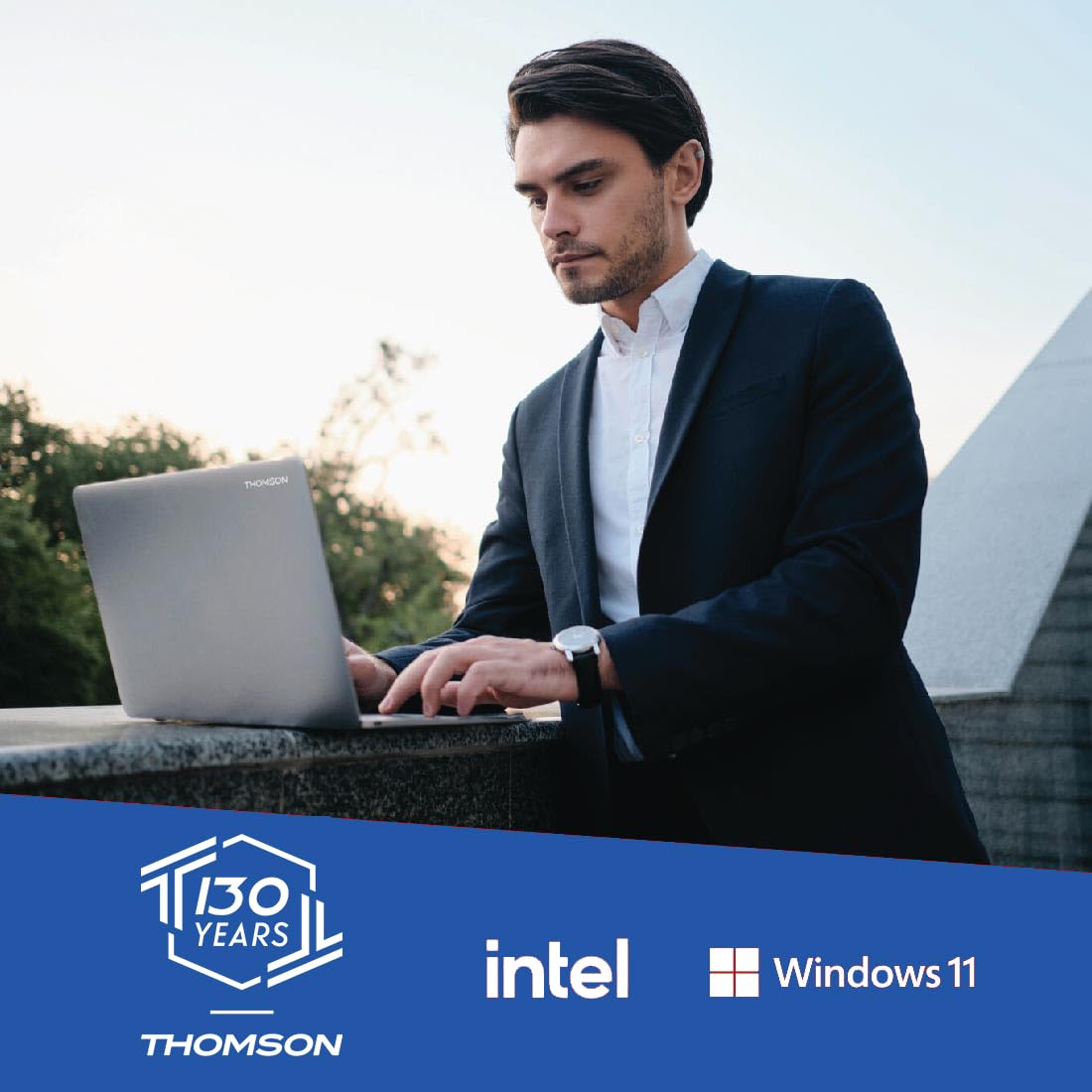 Thomson Neo 14.1 Inch In-N14C Windows 11, Intel Dual Core Processor & Window 11 Home Notebook (4 GB Ram DDR4/ 128 GB Emmc/Thin & Light Weight/Silver) 