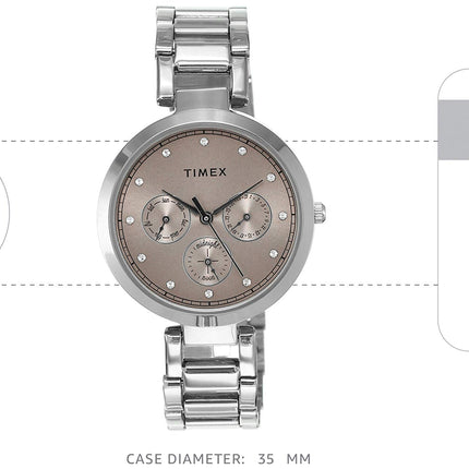 Timex Analog Pink Dial Women's Watch-TW000X212 