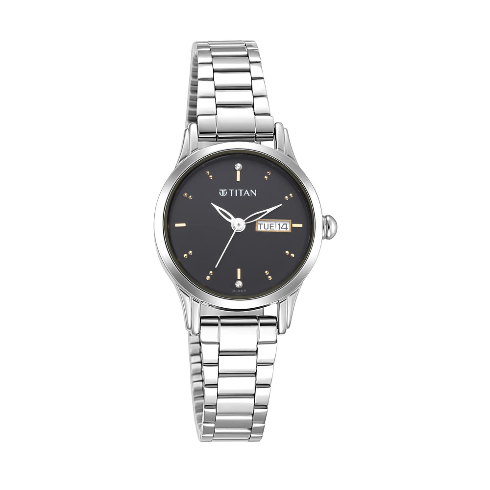 Titan Analog Black Dial Women's Watch-2656SM03/NP2656SM03