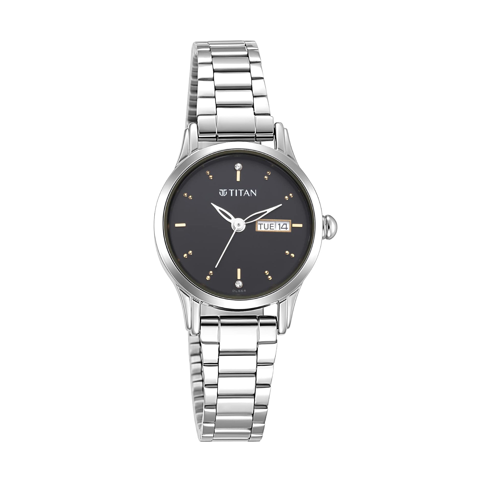 Titan Analog Black Dial Women's Watch-2656SM03/NP2656SM03 