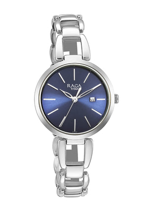 Titan Analog Blue Dial Women's Watch-2642SM02/NP2642SM02 