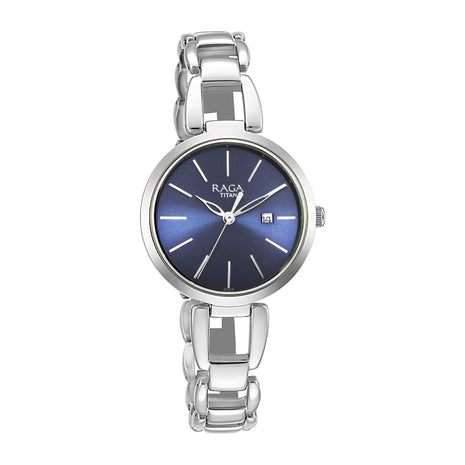 Titan Analog Blue Dial Women's Watch-2642SM02/NP2642SM02 