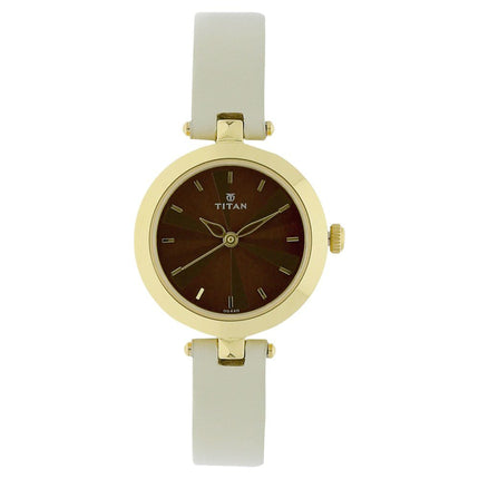 Titan Analog Brown Dial Women's Watch NM2574YL01/NN2574YL01/NP2574YL01 