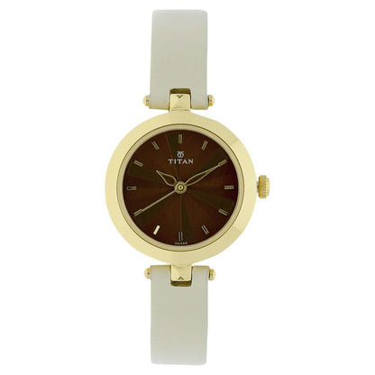 Titan Analog Brown Dial Women's Watch NM2574YL01/NN2574YL01/NP2574YL01 