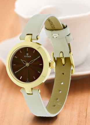 Titan Analog Brown Dial Women's Watch NM2574YL01/NN2574YL01/NP2574YL01 