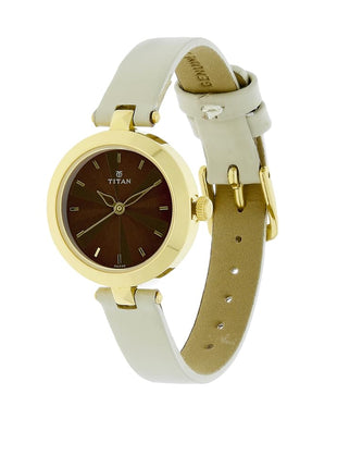 Titan Analog Brown Dial Women's Watch NM2574YL01/NN2574YL01/NP2574YL01 