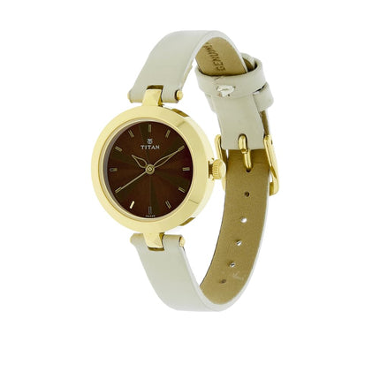 Titan Analog Brown Dial Women's Watch NM2574YL01/NN2574YL01/NP2574YL01 