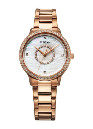Titan Analog MOP Dial Women's Watch-95314WM01 
