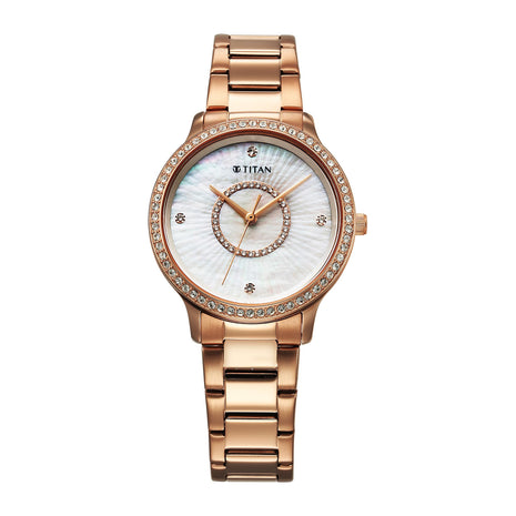 Titan Analog MOP Dial Women's Watch-95314WM01 