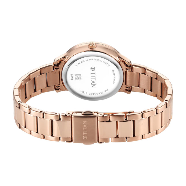 Titan Analog MOP Dial Women's Watch-95314WM01 