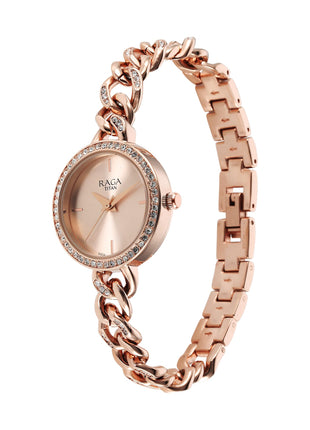 Titan Analog Rose Gold/Copper Dial Women's Watch-NS95288WM01/NT95288WM01 