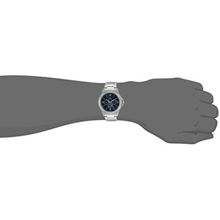 Titan Blue Dial Quartz Multifunction Stainless Steel Strap watch for Men-NS1698SM02 