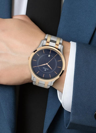 Titan Gents Karishma Analog Blue Dial Men's Watch NM1825KM01/NN1825KM01 