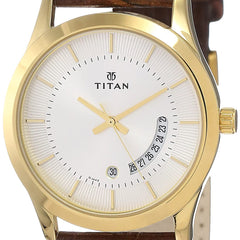 Titan Gents Karishma Analog Silver Dial Men's Watch NM1823YL01/NN1823YL01/NP1823YL01 