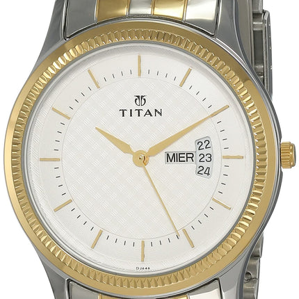 Titan Gents Karishma Analog Silver Dial Men's Watch NM1824BM01/NN1824BM01/NP1824BM01 