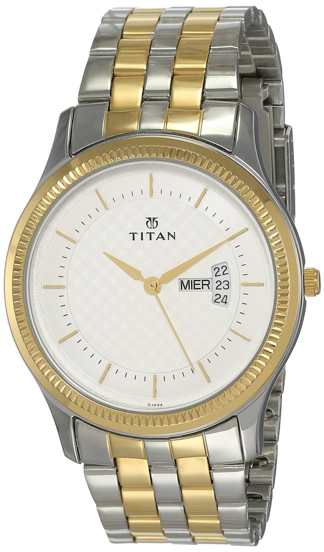 Titan Gents Karishma Analog Silver Dial Men's Watch NM1824BM01/NN1824BM01/NP1824BM01 
