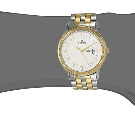 Titan Gents Karishma Analog Silver Dial Men's Watch NM1824BM01/NN1824BM01/NP1824BM01 
