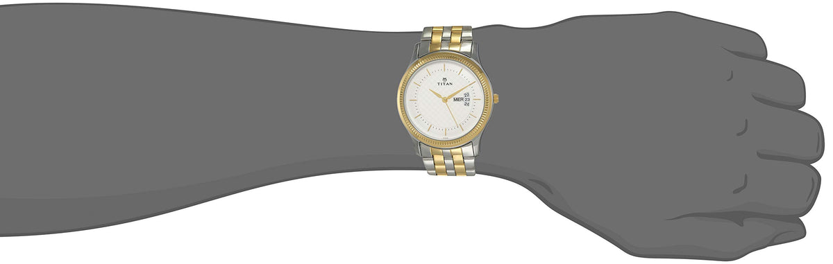 Titan Gents Karishma Analog Silver Dial Men's Watch NM1824BM01/NN1824BM01/NP1824BM01 