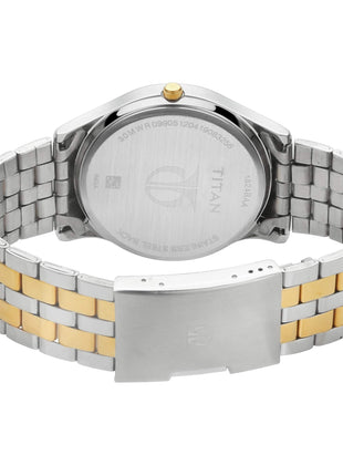 Titan Gents Karishma Analog Silver Dial Men's Watch NM1824BM01/NN1824BM01/NP1824BM01 