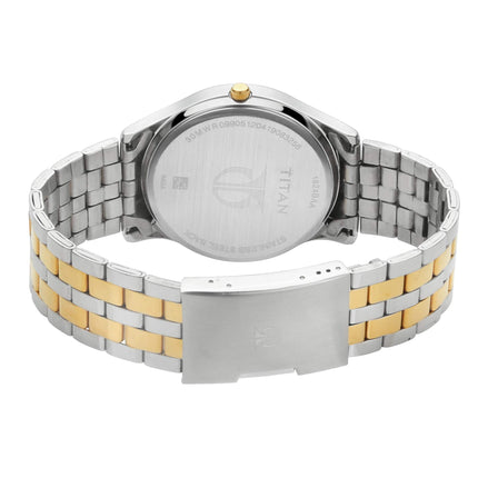Titan Gents Karishma Analog Silver Dial Men's Watch NM1824BM01/NN1824BM01/NP1824BM01 
