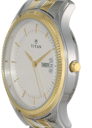 Titan Gents Karishma Analog Silver Dial Men's Watch NM1824BM01/NN1824BM01/NP1824BM01 