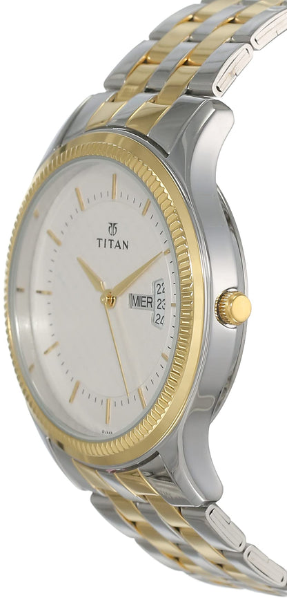 Titan Gents Karishma Analog Silver Dial Men's Watch NM1824BM01/NN1824BM01/NP1824BM01 