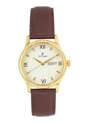 Titan Karishma Analog Champagne Dial Men's Watch NM1580YL05/NN1580YL05/NP1580YL05 
