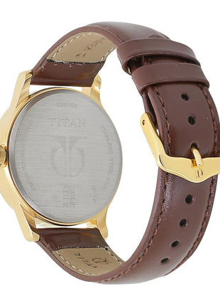 Titan Karishma Analog Champagne Dial Men's Watch NM1580YL05/NN1580YL05/NP1580YL05 