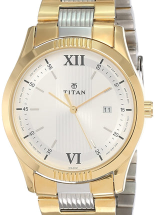 Titan Karishma Analog Silver Dial Men's Watch NM1739BM01/NN1739BM01/NP1739BM01 