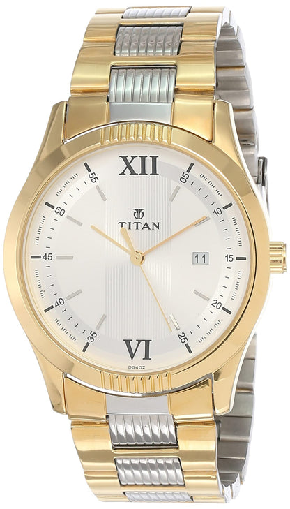 Titan Karishma Analog Silver Dial Men's Watch NM1739BM01/NN1739BM01/NP1739BM01 