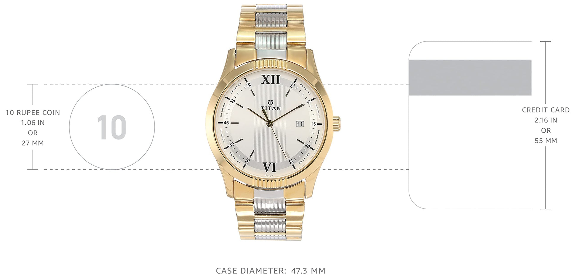 Titan Karishma Analog Silver Dial Men's Watch NM1739BM01/NN1739BM01/NP1739BM01 