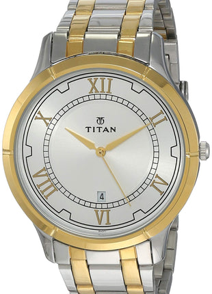 Titan Karishma Analog Silver Dial Men's Watch NM1775BM01/NN1775BM01/NP1775BM01 