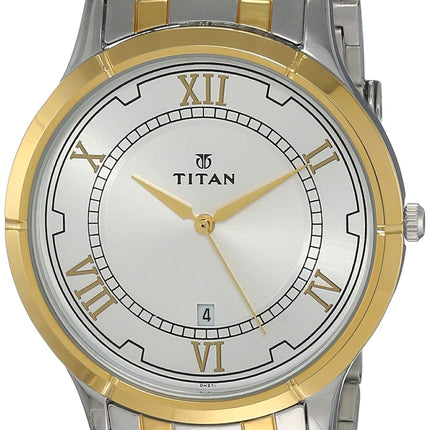 Titan Karishma Analog Silver Dial Men's Watch NM1775BM01/NN1775BM01/NP1775BM01 