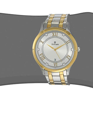 Titan Karishma Analog Silver Dial Men's Watch NM1775BM01/NN1775BM01/NP1775BM01 
