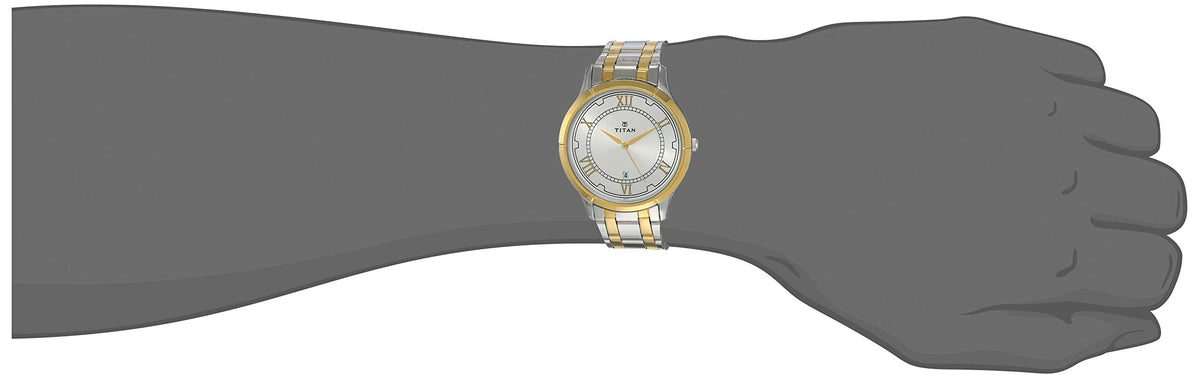 Titan Karishma Analog Silver Dial Men's Watch NM1775BM01/NN1775BM01/NP1775BM01 
